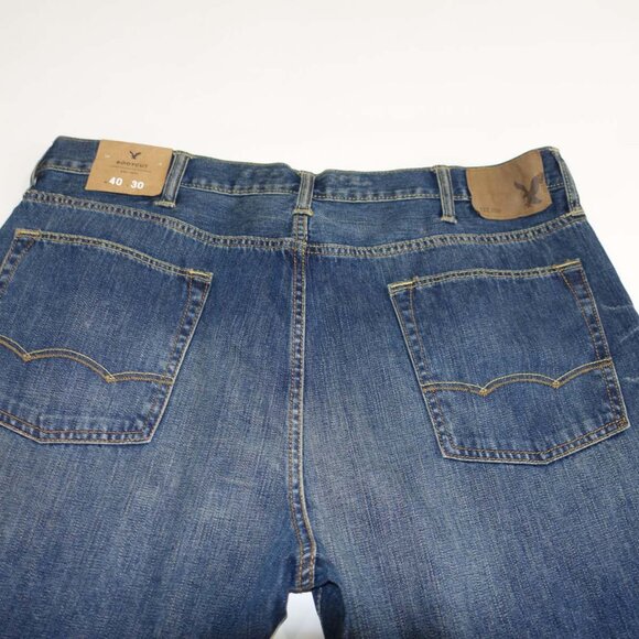 American Eagle Men's Boot Cut Jeans Size 40 x 30 NWT Blue 100% Cotton AE Denim - Picture 8 of 9